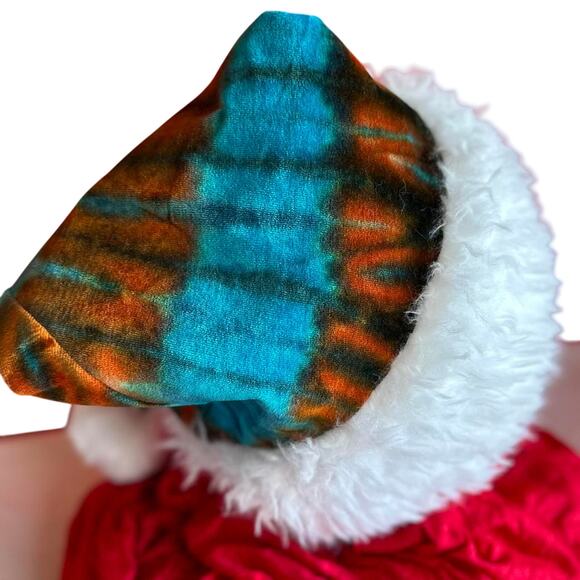 Handcrafted Tie-Dye Santa Hat - Picture 5 of 7
